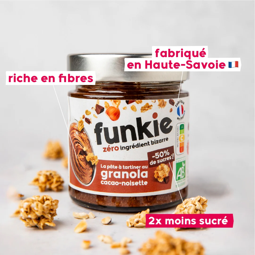 La pâte à tartiner Au Granola • cacao-noisette - Image 4