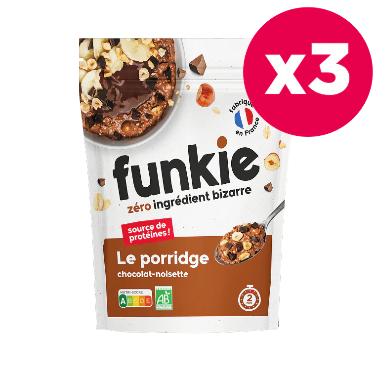 LOT porridges chocolat-noisette